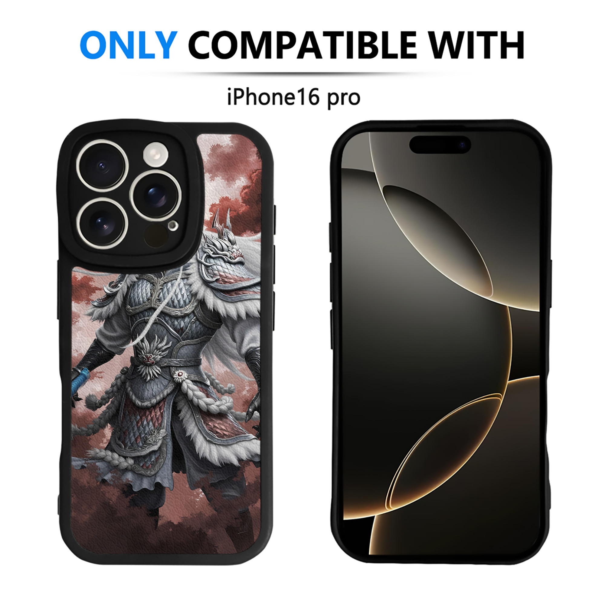 （画像用） Ne Zha 2 ナタ 魔童の大暴れ 【iPhone 16シリーズ対応】シリコンスマホケース（レザー調） 材質：シリコン